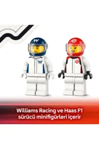 LEGO ® City F1® Williams Racing and Haas F1® Race Cars  - 4+ Toy Building Set (92 Pieces) - Image 9