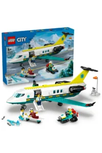 LEGO ® City Emergency Air Ambulance Plane  - Creative Toy Building Set for Kids 6+ (403P)