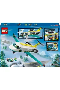 LEGO ® City Emergency Air Ambulance Plane  - Creative Toy Building Set for Kids 6+ (403P) - Image 4