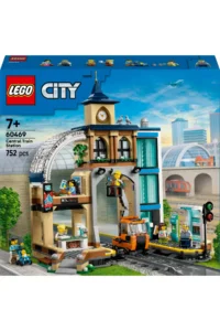 LEGO ® City Central Train Station  - Creative Toy Building Set for Kids 7+ (752P) - Image 3
