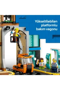 LEGO ® City Central Train Station  - Creative Toy Building Set for Kids 7+ (752P) - Image 7