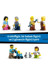 LEGO ® City Central Train Station  - Creative Toy Building Set for Kids 7+ (752P) - Image 9