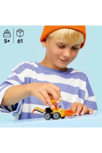 LEGO ® City Vehicles – Construction Loader  - 5+ Creative Toy Building Set (61 Pieces) - Image 4