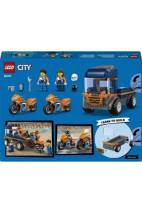 LEGO ® City Motorcycle Transporter  - 4+ Creative Toy Building Set (88 Pieces) - Image 4