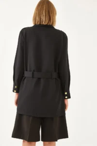 Bianco Lucci Women Casual Cargo Jacket MBMS020 - Image 6