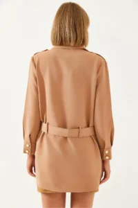 Bianco Lucci Women Casual Cargo Jacket MBMS020 - Image 5