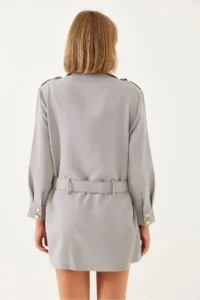 Bianco Lucci Women Casual Cargo Jacket MBMS020 - Image 2