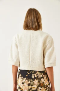 Bianco Lucci Women Short Sleeve Jacket MBMS022 - Image 6