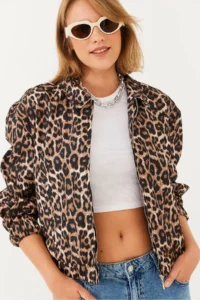 Bianco Lucci Women Bomber Jacket Jacket MBMS024 - Image 4