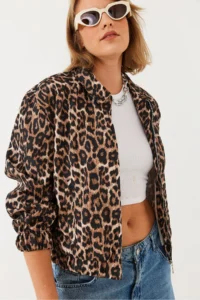 Bianco Lucci Women Bomber Jacket Jacket MBMS024 - Image 6