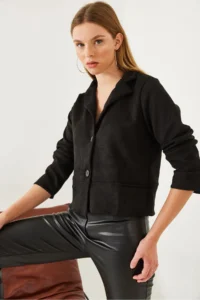 Bianco Lucci Women Suede Jacket MBMS034 - Image 3