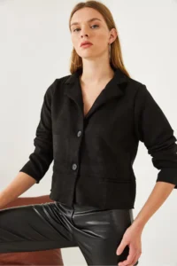 Bianco Lucci Women Suede Jacket MBMS034 - Image 4