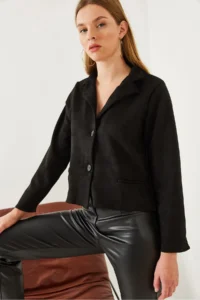 Bianco Lucci Women Suede Jacket MBMS034 - Image 6