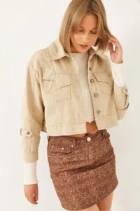 Bianco Lucci Women Design Jacket MBMS035