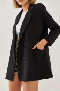 Bianco Lucci Women Double breasted Blazer Jacket MBMS045 - Image 5