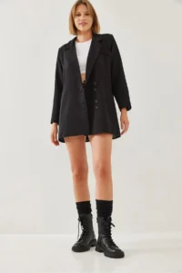 Bianco Lucci Women Double breasted Blazer Jacket MBMS045 - Image 6