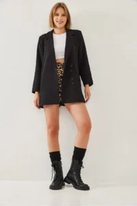 Bianco Lucci Women Double breasted Blazer Jacket MBMS045 - Image 7