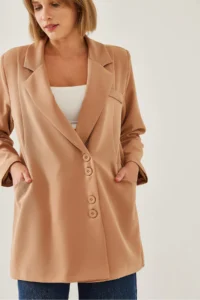 Bianco Lucci Women Double breasted Blazer Jacket MBMS045 - Image 3