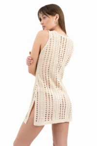 Wearified Pareo Knitwear Beach Dress Beach Dress Bikini Top Cover Up Openwork Dress Night Dress - Image 5