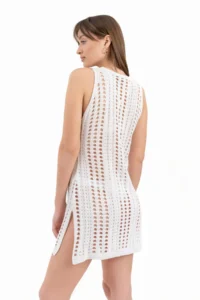 Wearified Pareo Knitwear Beach Dress Beach Dress Bikini Top Cover Up Openwork Dress Night Dress - Image 5