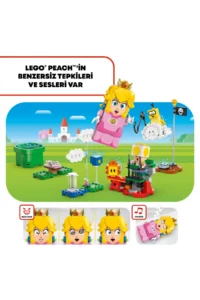 LEGO ® Super Mario™ Interactive LEGO Adventures with Peach  - 6+ Creative Toy Building Set (208P) - Image 6