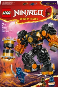 LEGO ® NINJAGO Cole's Earth Element Robot  - Creative Toy Building Set for Kids 7+ (235P) - Image 3