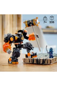 LEGO ® NINJAGO Cole's Earth Element Robot  - Creative Toy Building Set for Kids 7+ (235P) - Image 5