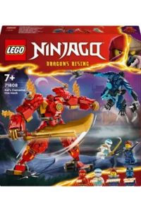 LEGO ® NINJAGO® Kai's Fire Elemental Robot  - Creative Toy Building Set for Kids 7+ (322P) - Image 3