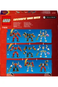 LEGO ® NINJAGO® Kai's Fire Elemental Robot  - Creative Toy Building Set for Kids 7+ (322P) - Image 4