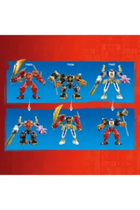 LEGO ® NINJAGO® Kai's Fire Elemental Robot  - Creative Toy Building Set for Kids 7+ (322P) - Image 6