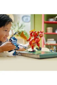 LEGO ® NINJAGO® Kai's Fire Elemental Robot  - Creative Toy Building Set for Kids 7+ (322P) - Image 8