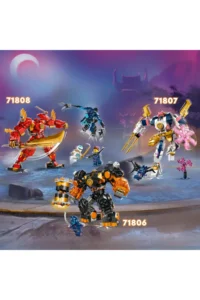 LEGO ® NINJAGO® Kai's Fire Elemental Robot  - Creative Toy Building Set for Kids 7+ (322P) - Image 9