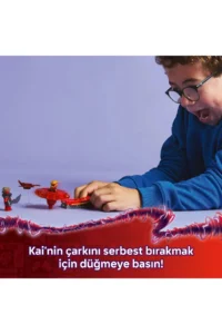 LEGO ® NINJAGO® Kai's Dragon Spinjitzu Spinner  - 6+ Creative Toy Building Set (54P) - Image 6