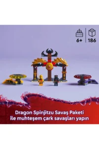 LEGO ® NINJAGO® Dragon Spinjitzu Battle Pack  Creative Toy Building Set for Kids -6+ (186P) - Image 5