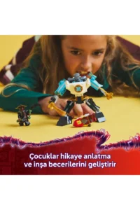 LEGO ® NINJAGO® Zane's Battle Armor Mech  - Creative Toy Building Set for Kids 6+ (92P) - Image 8