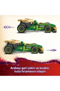 LEGO ® NINJAGO® Lloyd's Pull-and-Release Race Car  - Toy Building Set for Kids 7+ (181P) - Image 6