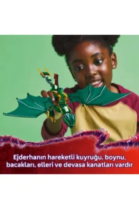 LEGO ® NINJAGO® Lloyd's Green Forest Dragon  - Creative Toy Building Set for Kids 6+(128P) - Image 6
