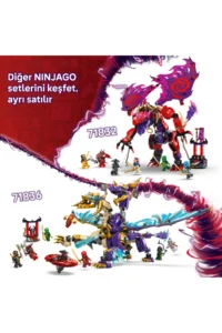 LEGO ® NINJAGO® Focus Arc Dragon  - 9+ Creative Toy Building Set (869Pieces) - Image 10