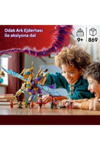 LEGO ® NINJAGO® Focus Arc Dragon  - 9+ Creative Toy Building Set (869Pieces) - Image 5