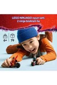 LEGO ® NINJAGO® Kai's Motorcycle Speed ​​Race  - Creative Toy Building Set for Kids 6+ (79P) - Image 5