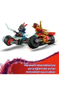 LEGO ® NINJAGO® Kai's Motorcycle Speed ​​Race  - Creative Toy Building Set for Kids 6+ (79P) - Image 6