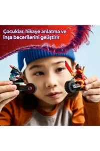 LEGO ® NINJAGO® Kai's Motorcycle Speed ​​Race  - Creative Toy Building Set for Kids 6+ (79P) - Image 7