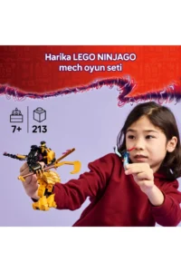LEGO ® NINJAGO® Arin's Spinjitzu Battle Robot - Creative Toy Building Set for Kids 7+ (213P) - Image 5