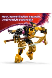 LEGO ® NINJAGO® Arin's Spinjitzu Battle Robot - Creative Toy Building Set for Kids 7+ (213P) - Image 6