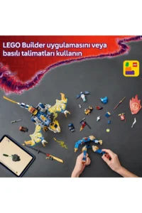 LEGO ® NINJAGO® Rogue's Robot Dragon Rider  - Toy Building Set for Kids 8+ (584P) - Image 9