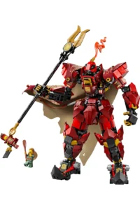 LEGO ® NINJAGO® Fire Knight Mech  - Creative Toy Building Set for Kids 14+ (996P) - Image 2