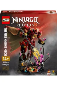 LEGO ® NINJAGO® Fire Knight Mech  - Creative Toy Building Set for Kids 14+ (996P) - Image 3