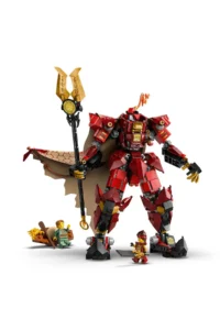 LEGO ® NINJAGO® Fire Knight Mech  - Creative Toy Building Set for Kids 14+ (996P) - Image 6
