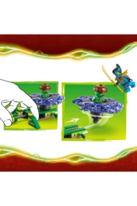 LEGO ® NINJAGO® Nya vs. Mutation Monster Spinning Top  - 6+ Toy Building Set (49 Pieces) - Image 5