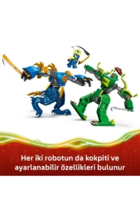 LEGO ® NINJAGO® Jay's Dragon Mech Battle  - 4+ Creative Toy Building Set (107 Pieces) - Image 9